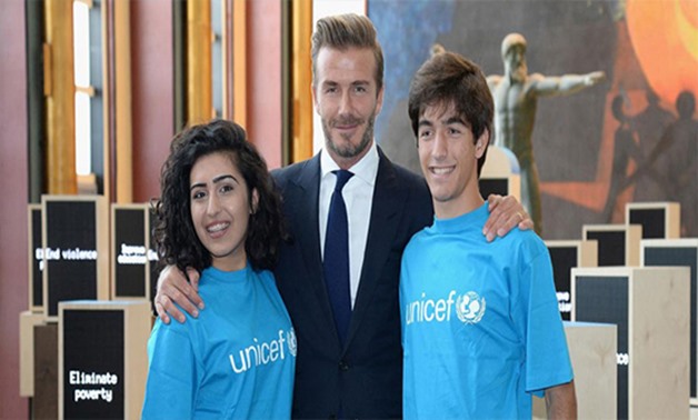 David Beckham, UNICEF Goodwill Ambassador for 11 years - Photo Courtesy of  UNICEF.