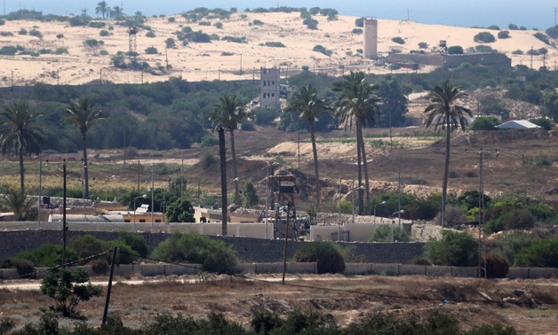 A view shows the border area between southern Gaza Strip and Egypt - REUTERS/Ibraheem Abu Mustafa