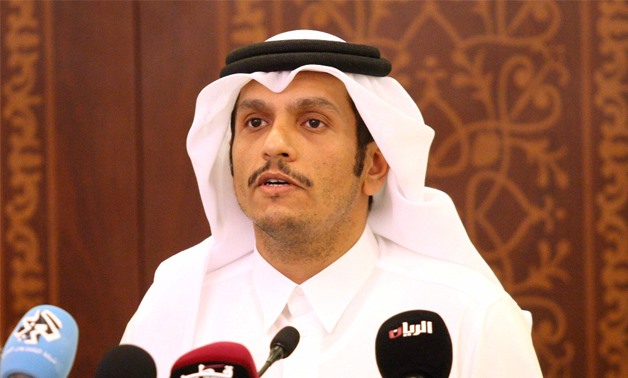  Qatar's Foreign Minister Sheikh Mohammed bin Abdulrahman al-Thani attends a news conference 
 - REUTERS/Naseem Zeitoon