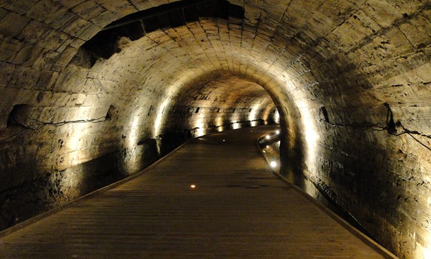 A tunnel structure built by Crusaders (Photo by Creative Commons)