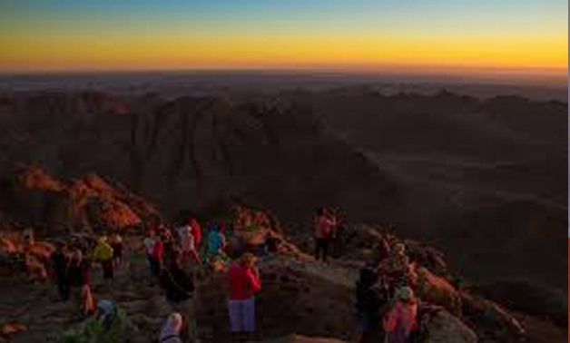 Sunrise on Mount St. Catherine in South Sinai – Creative Commons via Wikimedia