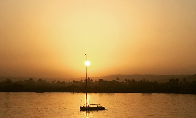 Sunset on the Nile in Luxor - Monika Sleszynska