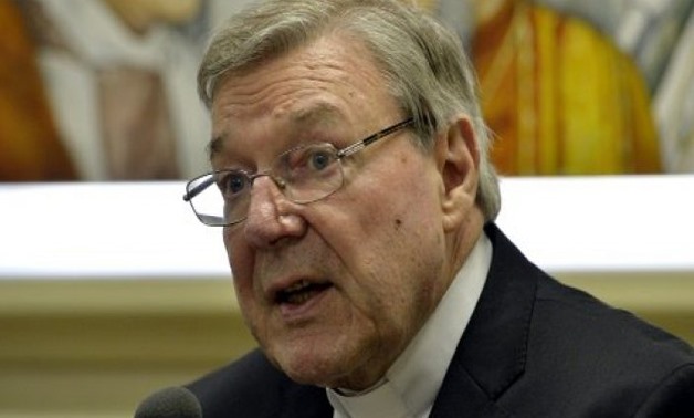 © AFP file photo | Pope aide and Australian Cardinal George Pell has been charged with multiple child sex offences in Australia