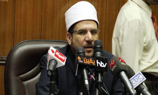 Minister of Religious Affaris adn Endowment Mohamed Mokhtar Gomaa - File Photo.