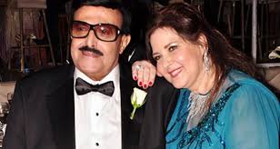 FILE- Veteran actor Samir Ghanem and Wife actress Dalal Abdel Aziz