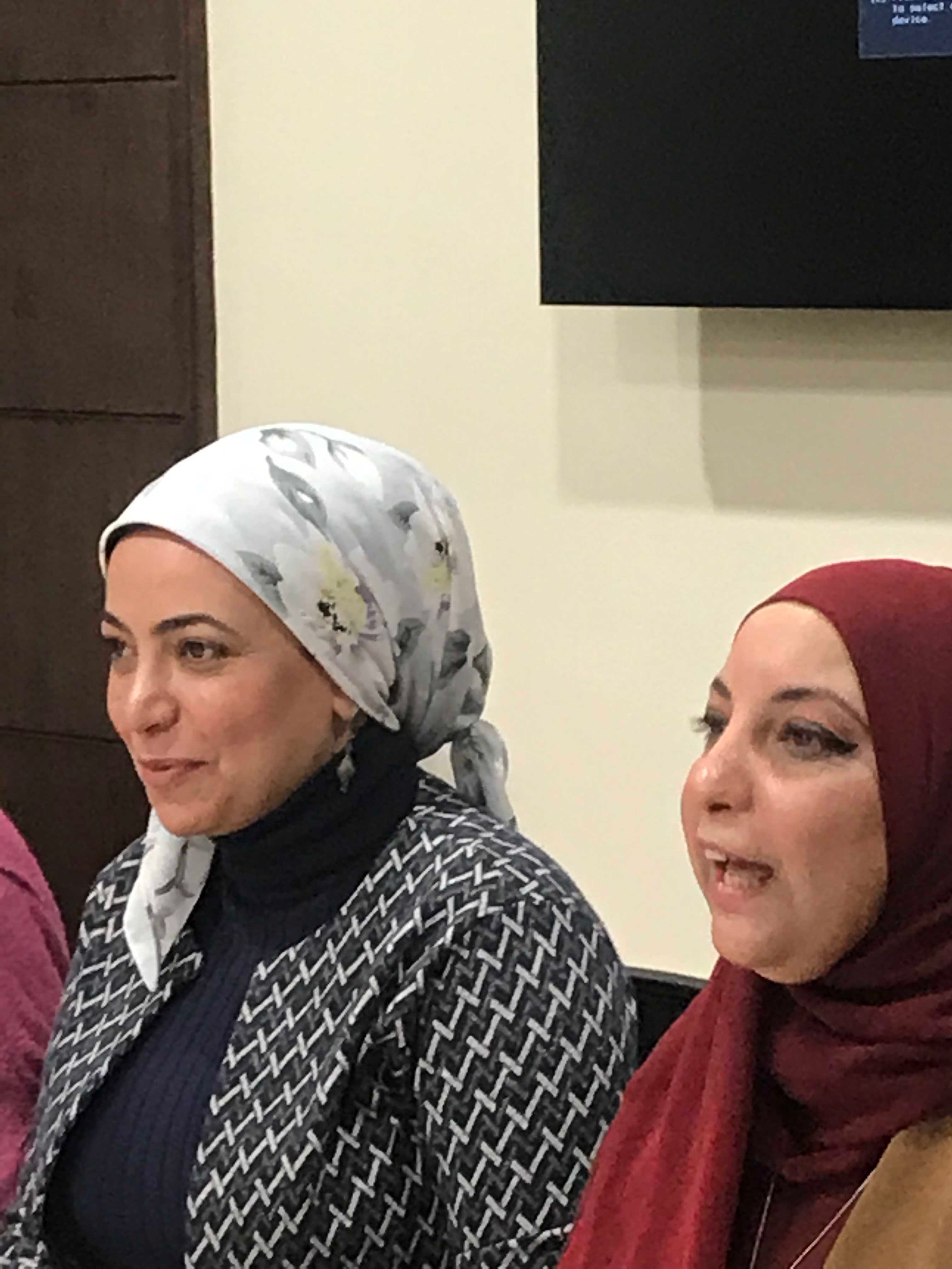 Chief in Editor Chaimaa Abdel Illah and Nisreen ShoukryMustafa Marie