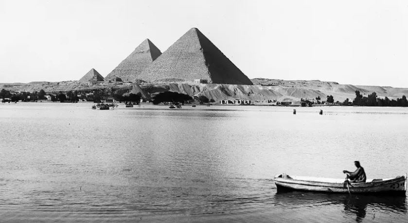 Nile flood, 1923