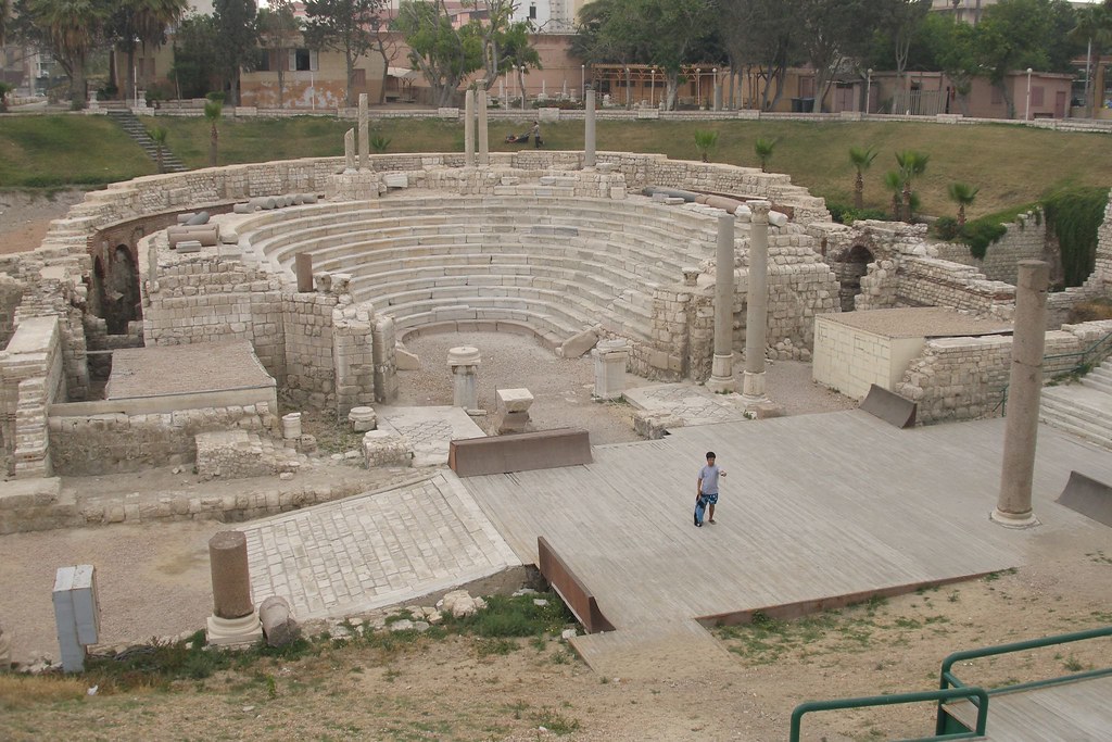 14 The  Roman Amphitheatre in Alexandria - CC via FlickrVyacheslav Argenberg