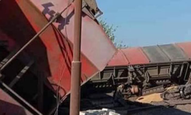 Woman killed as cargo train derailed in northern Egypt