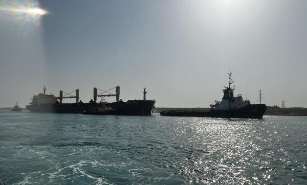 Egypt's Suez Canal refloats aground bulk carrier 'Xi Hai Tong 23' in 1h 16 min.