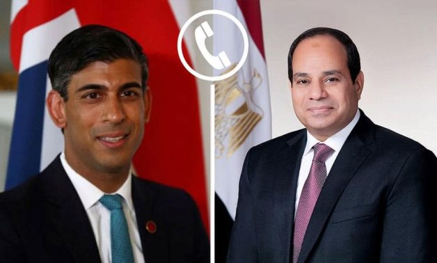 Egyptian President, Rishi Sunak discuss Gaza War in phone call